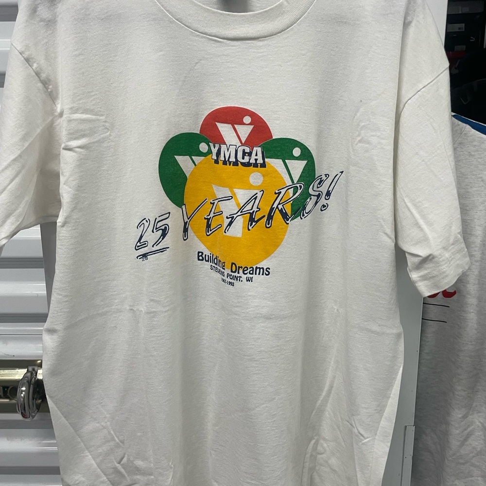 vintage ymca t-shirt xl single stitch